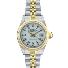 Pre-owned Rolex Women's 'Datejust' Two-tone Watch