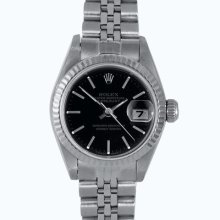 Pre-owned Rolex Women's Stainless Steel Datejust Watch