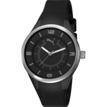 PU911002005 Puma Fusion Black Silver Watch