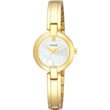 Pulsar Gold-tone Bracelet Women's watch #PRS658X