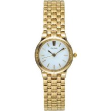 Pulsar Ladies Stainles Steel Gold Tone Dress PRS568X