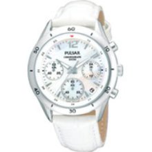 Pulsar Leather Chronograph Women's watch