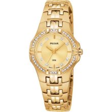 Pulsar Womens Crystal PTC390 Watch