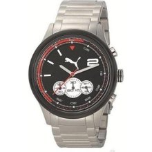 Puma Men's 'Motor' Black Dial Chronograph Watch (PU102741003)