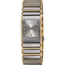 Rado Integral Quartz Platinum-Tone/Gold-tone DiamondWatch R20794702