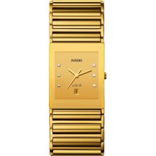 Rado Men's 'Integral' Gold-plated Stainless Steel Watch ...