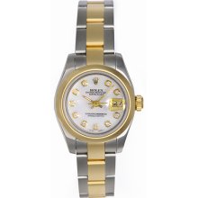 Rolex 2-tone Steel & Gold Datejust Ladies Watch 179163