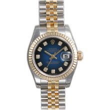 Rolex Datejust Ladies 31 Jewels Automatic Watch 179173BKBLDJ