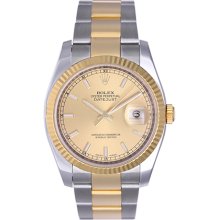 Rolex Datejust Men's 2-Tone Watch 116233 Champagne Dial