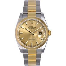 Rolex Datejust Men's 2-Tone Watch 116203 Champagne Dial