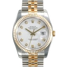 Rolex Datejust Mens 31 Jewels Automatic Watch 116233-WDJ