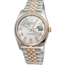 Rolex Datejust Mens 31 Jewels Automatic Watch 116231SCAJ