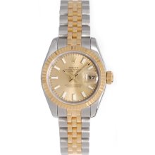 Rolex Datejust Used Steel & Gold Ladies Watch 179173