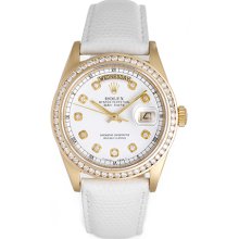 Rolex Day-Date 18k Gold Diamond Men's/Ladies Watch 18038