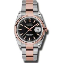 Rolex Everose Datejust 116231 BKSJ MEN'S WATCH