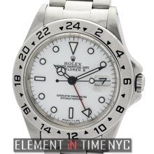 Rolex Explorer II Stainless Steel White Dial 40mm N Series