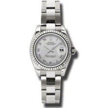 Rolex President White Gold 179179 SJDP WOMEN'S WATCH