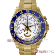 Rolex Yacht-Master II Yellow Gold White Dial 116688