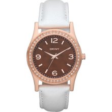 Rose Glitz Brown Dial Watch