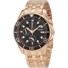 Rudiger Men's R2001-09-007 Chemnitz Rose Gold Chronograph Watch $850