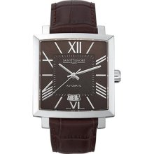 Saint Honore Men's 897090 1NMRN Orsay Automatic Rectangular Brown ...