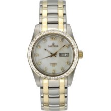 Sartego Men's Two Tone Stainless Steel Automatic Mother of Pearl Dial STMP11