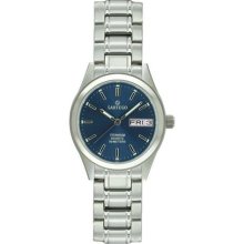 Sartego Snt553 Women's Watch Titanium Blue Dial Dress