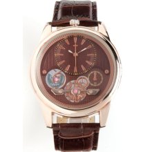 See Thru Dial Watch with Cross, B