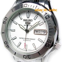 Seiko 5 Sports Snk027 Snk027k1 100m Diver Automatic White Last One