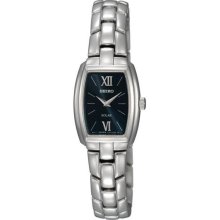 Seiko Solar Dress Bracelet Black Dial Women's watch #SUP069