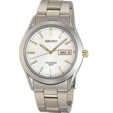 Seiko Titanium Quartz SGG603P1 SGG603P Mens Watch