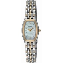 Seiko Women's Dress Watch - Two-Tone Bracelet - Mother-of-Pearl Dial - SUJG16