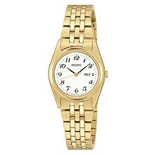 Seiko Women's Gold-tone Stainless Steel Watch #SXA126