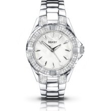 Seksy Wrist Wear By Sekonda Women's Quartz Watch With Mother Of Pearl Dial Analogue Display And Silver Stainless Steel Bracelet 4522.37