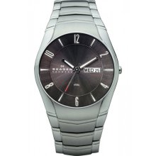 Skagen 531XLSXM1 Men's Denmark Day and Date Dark Grey Dial Stainless S