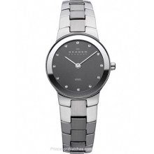 Skagen Ladies Stainless Steel Case and Bracelet Swarovski 430SMXM