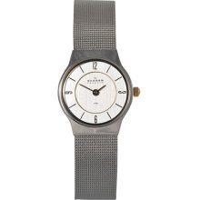 Skagen Slimline Mesh Two Tone Watch - 233XSGSC