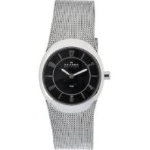 Skagen Steel 564xsssb Ladies Stainless Steel Case Mineral Watch