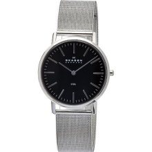 Skagen Steel Men's Stainless Steel Case Mineral Watch 18lssb