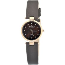 Skagen Watch 914sdxc Women's Burgundy Dial Burgundy Ceramic