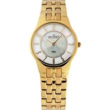 Skagen Women's Gold Tone Watch 433sgxg1