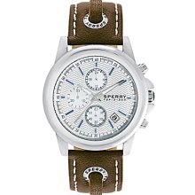 Sperry Top-Sider Men's Halyard Brown Leather Watch - Brown