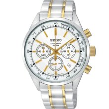 SSB043P SSB043 SSB043P1 Seiko Chronograph Mens Tachymeter Watch