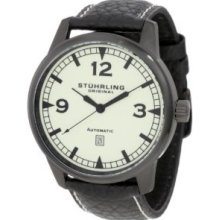 Stuhrling Men's 129xl.335566 Aviator Tuskegee Warhawk Automatic Date Black Watch