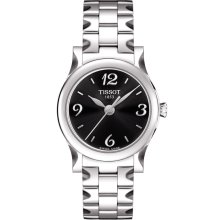 Stylis-T Women's Quartz Watch - Black Dial With Stainless Steel Bracelet