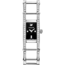 Swarovski Indira Watch - black, metal