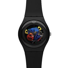 Swatch Lacquered Watch - Black