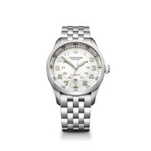 Swiss Army AirBoss Automatic Bracelet Watch, White Dial