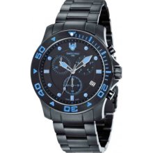 Swiss Eagle Se-9001-44 Mens Sea Bridge Chronograph Watch