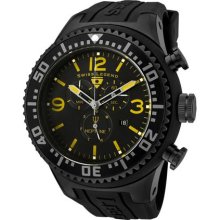 SWISS LEGEND Watches Men's Neptune Chronograph Black Dial Black Silico